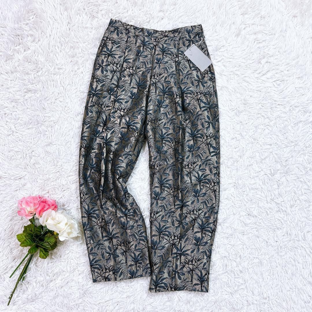 【新品未使用タグ付】23AW ヒューエルミュージアム ジャカードパンツ 38 新品未使用タグ付】23AW ヒューエルミュージアム ジャカード