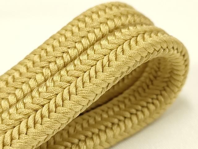 平和屋着物● 上 有職組紐道明 帯締め 冠組 芥子色 宮内庁御用 国立博物館御用 東京芸術大学御用 AABB3743ay