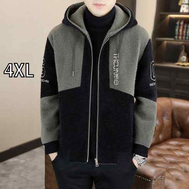 4XL 春 コーデ メンズ 服 シンプル ファッション オシャレ 大人 かっこいい 大きいサイズ ストリート 紳士服 冬 ウール コート 韓国スタイル 厚手 暖かい カジュアル