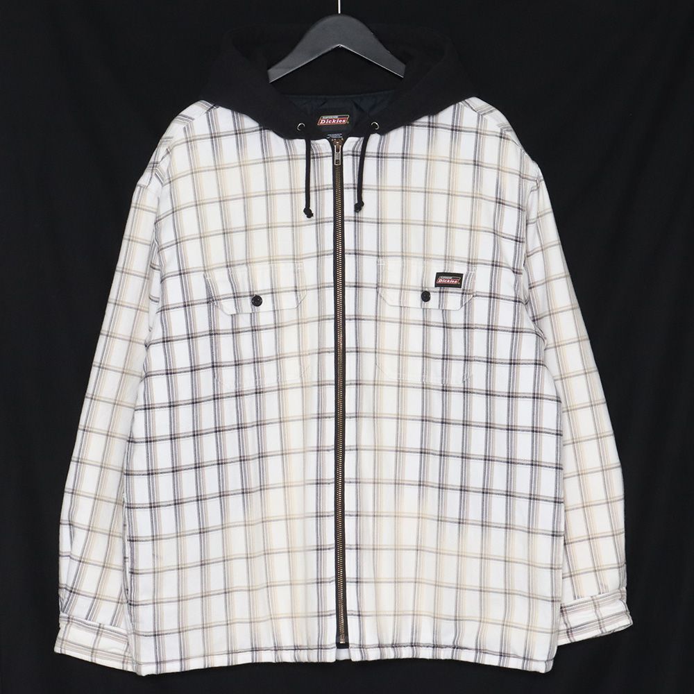 サイズMオンライン購入です最終出品　supreme dickies plaid hooded M