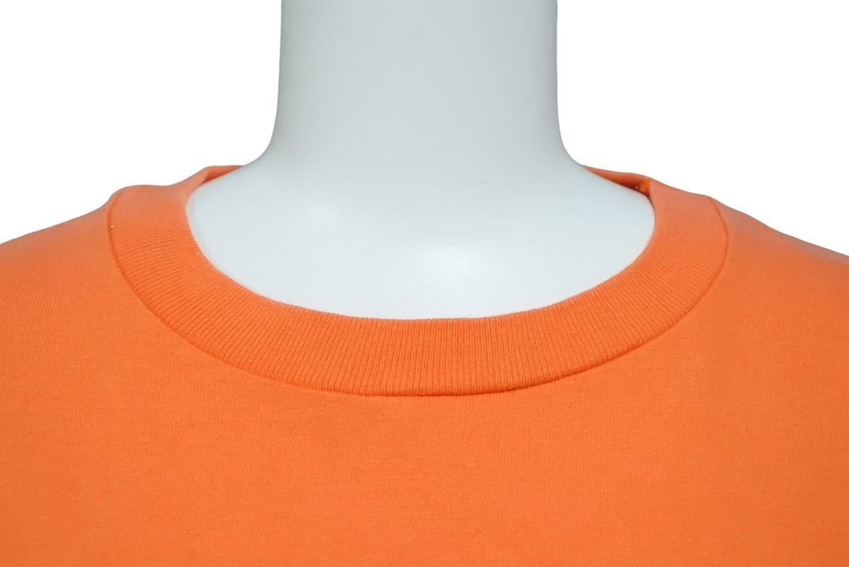 ChromeHearts クロムハーツ ダガー 半袖Tシャツ ロゴ トップス USA製 コットン オレンジ サイズL 良品  50202