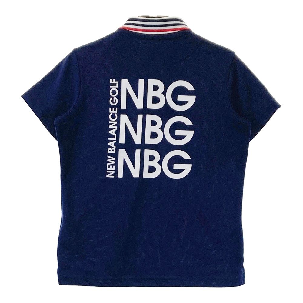 サイズ：1 NEW BALANCE GOLF ニューバランス  半袖ポロ オールインワン シアサッカー ストライプ柄 ネイビー系 [240101410175] ゴルフウェア レディース ストスト Amazon | [ニューバランス] ゴルフ メンズ 半袖 ポロシャツ