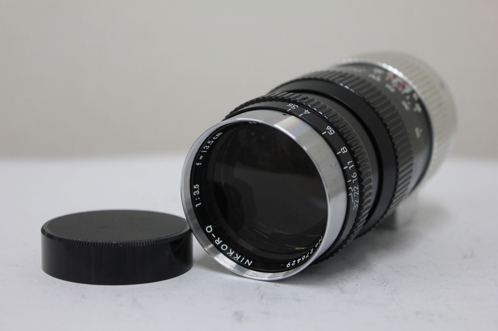返品保証 ニコン Nikon Nikkor-Q 13.5cm F3.5 ライカLマウントレンズ e3175