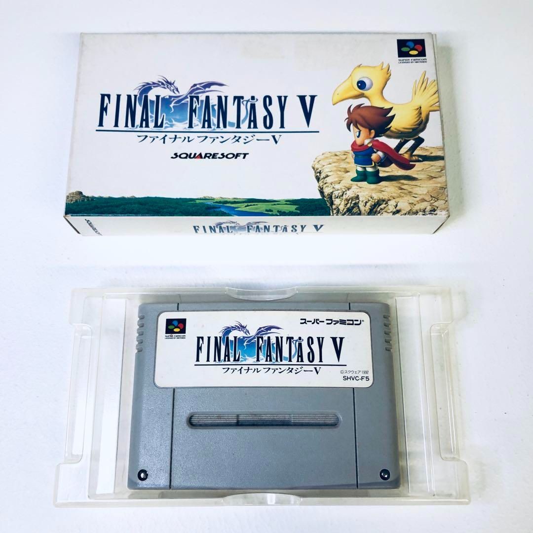 スーパーファミコン】FINAL FANTASY V SHVC-F5 箱付 - メルカリ