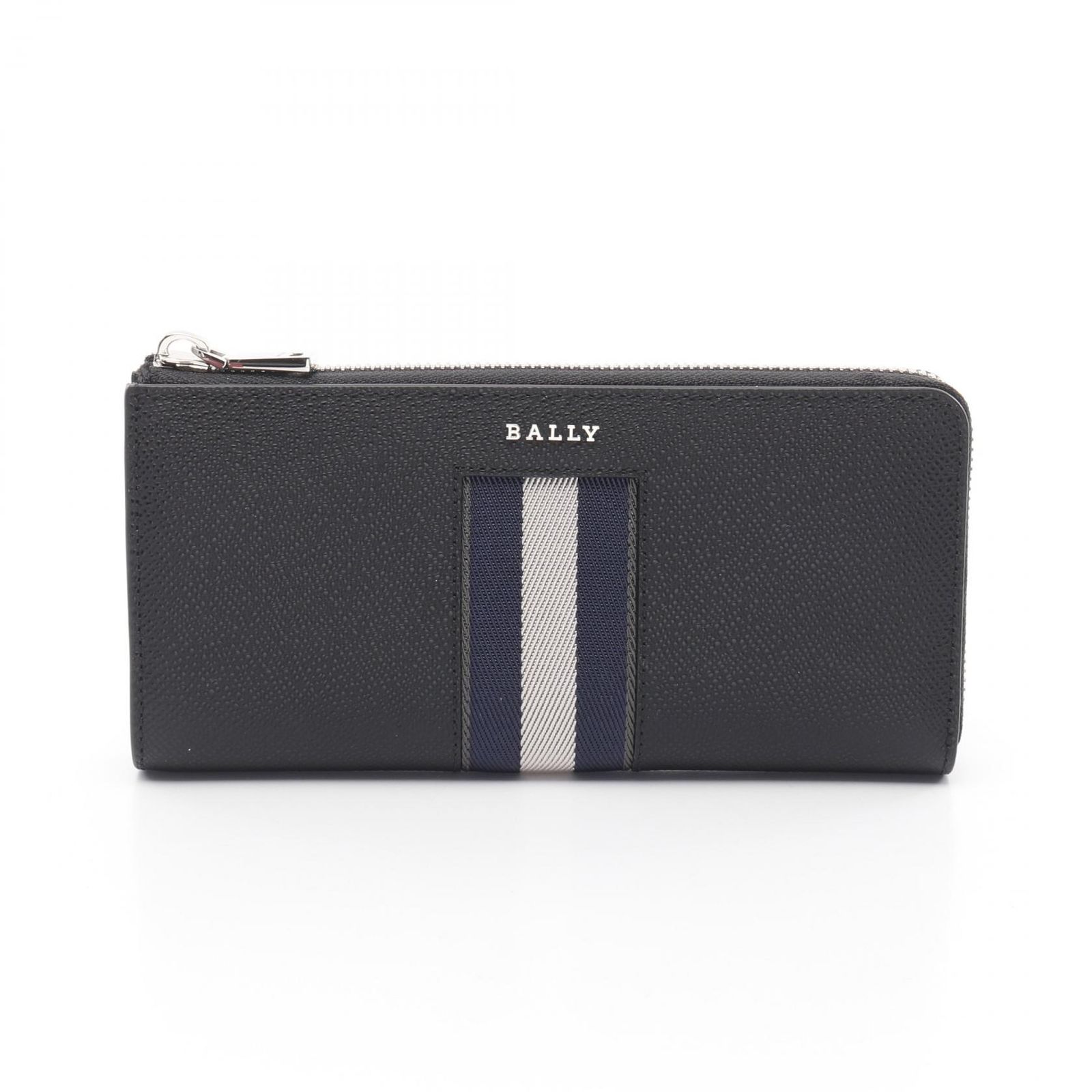 バリー BALLY L型ファスナー長財布 BLYTHEN.DSH 6309718U901P ブラック レザー L型ZIP長財布 メンズ Used A