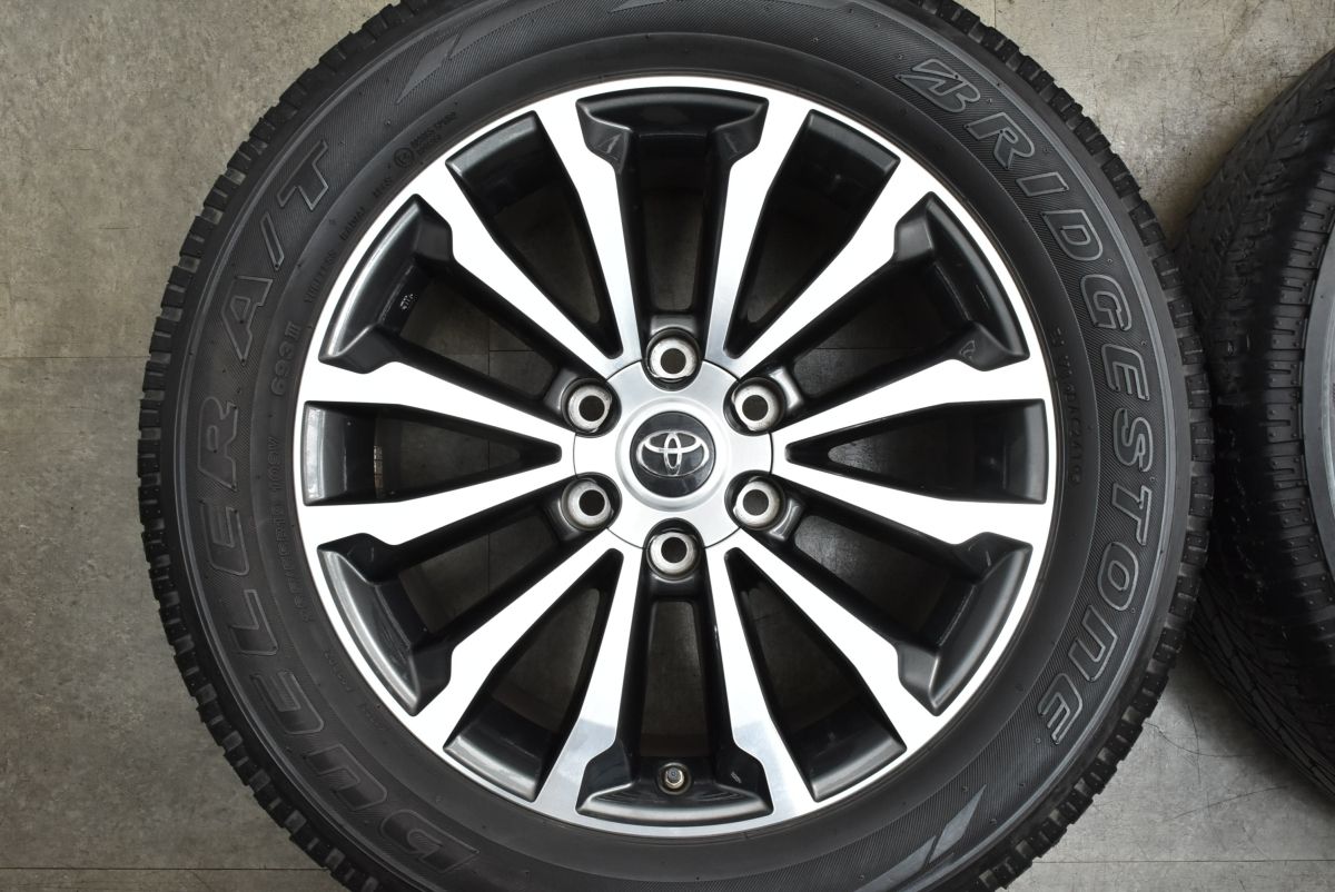 ホイールのみ販売 トヨタ 150 ランドクルーザープラド 純正 19in 7.5J 25 PCD139.7 ブリヂストン 265 55R19 スタッドレス用等にも FFCRYSTALESIA_COM