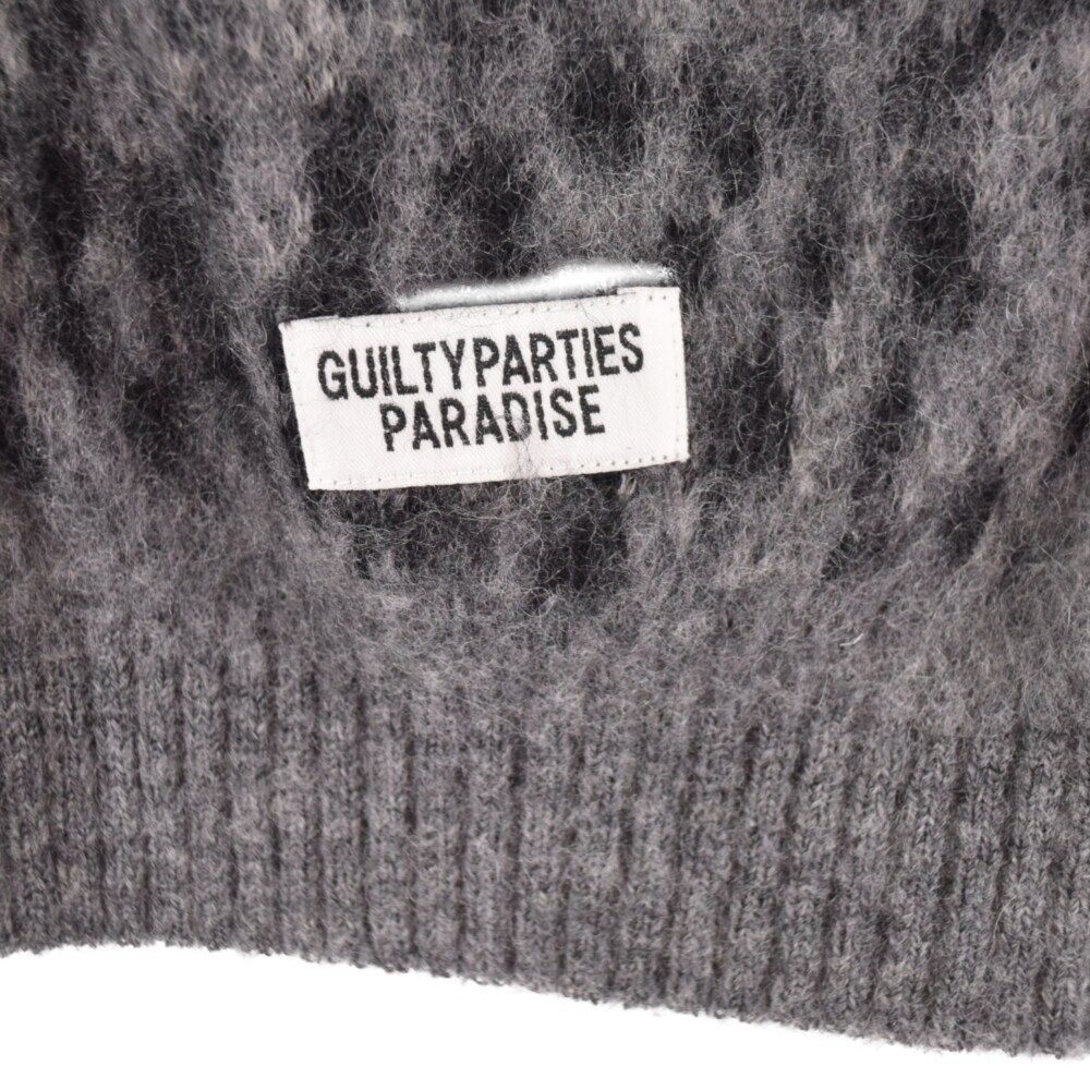 WACKO MARIA (ワコマリア) 20AW LEOPARD MOHAIR CARDIGAN