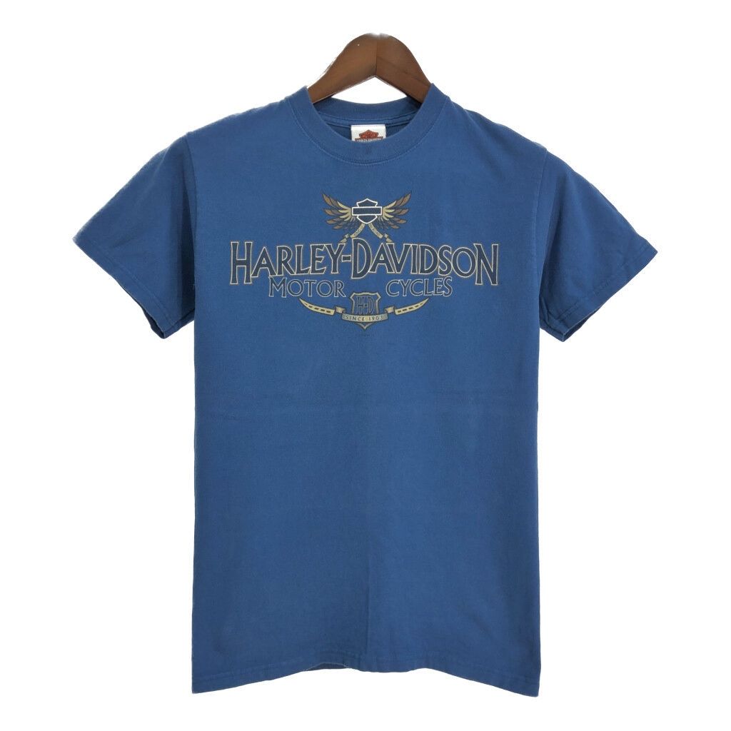 00s HARLEY DAVIDSON ハーレー Tシャツ XL スカル ☆ 80s 90s USA 3D 