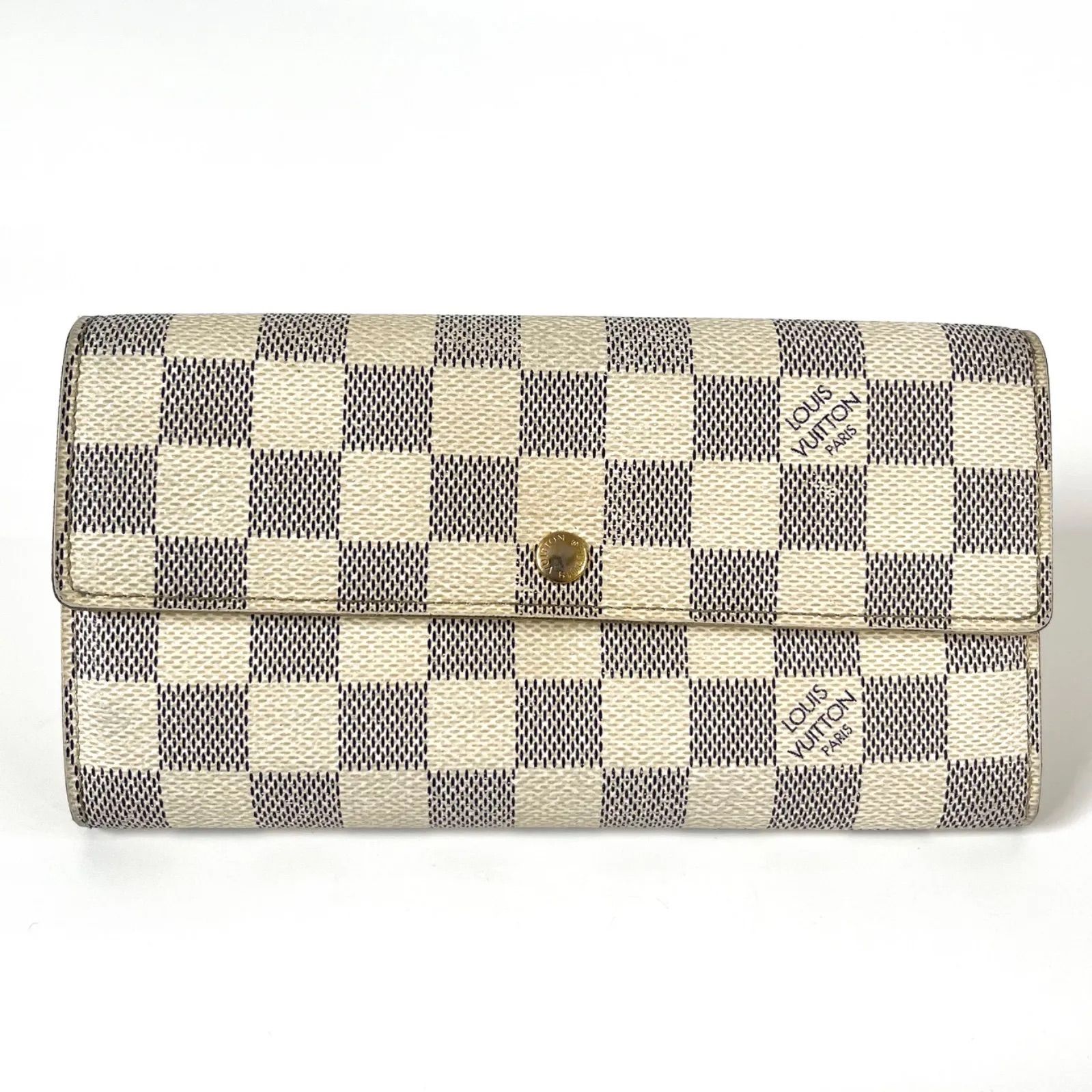 ◼️LOUIS VUITTON◼️ ダミエアズール ポルトフォイユ・サラ 長財布