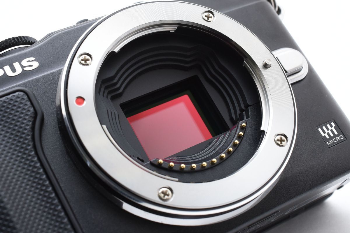 ショット数2820回 OLYMPUS E-PL5 充電器 フラッシュ付き ショット数2820回 OLYMPUS E-PL5 ボディ ブラック 充電器