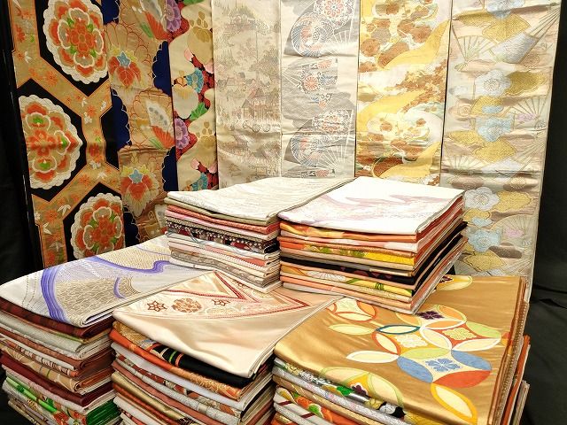 平和屋本店□袋帯 西陣 まとめて100点 鳳凰 鶴 人物 蝶 風景 花