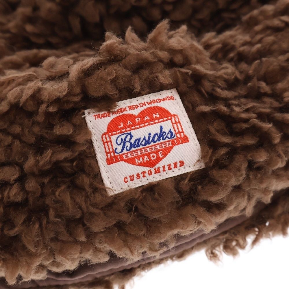 BASICKS (ベイシックス) BEAR BEANIE ポリエステルボア ベアービーニー
