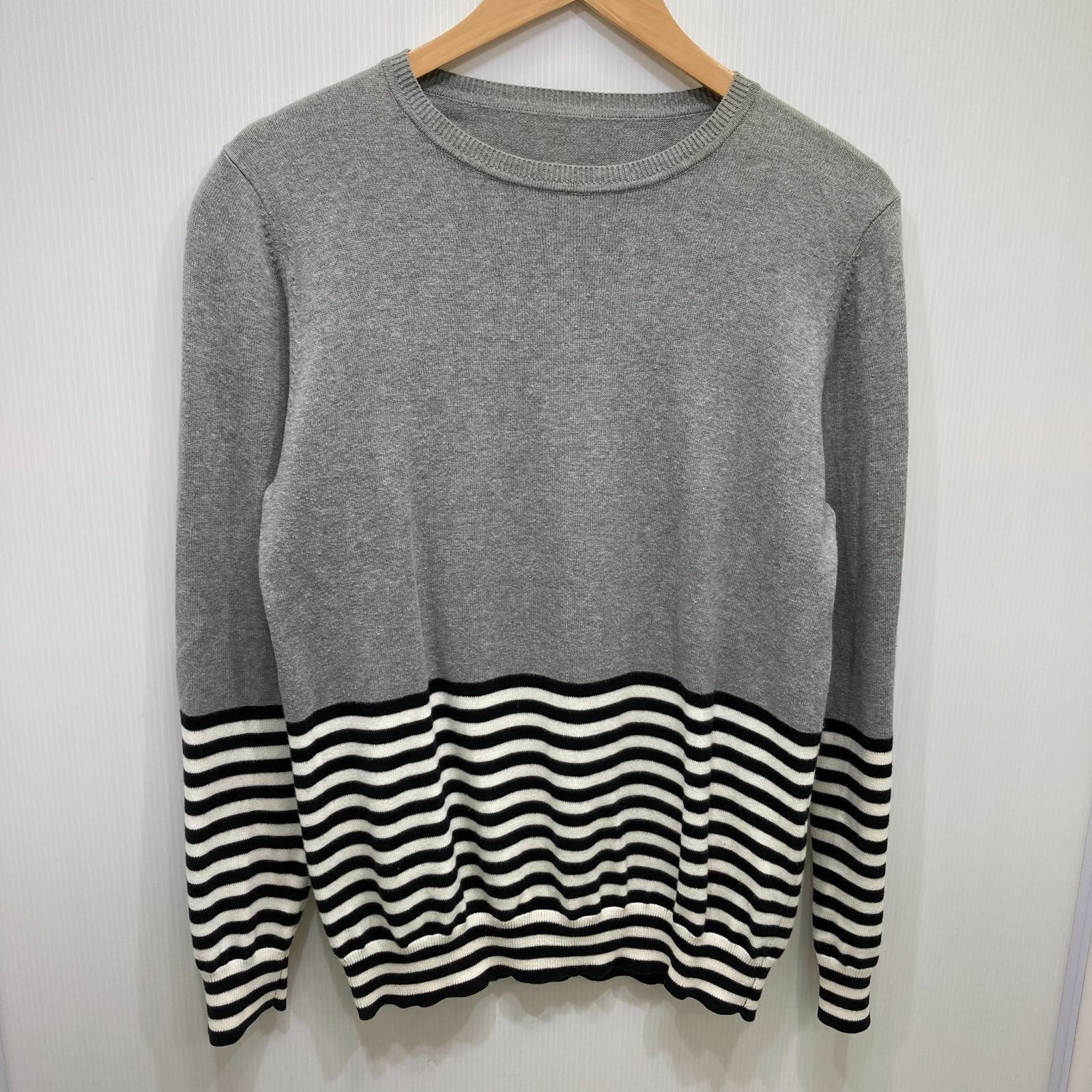 uniform experiment SOPH. ソフ HEM BORDER CREW NECK KNIT サイズ2 