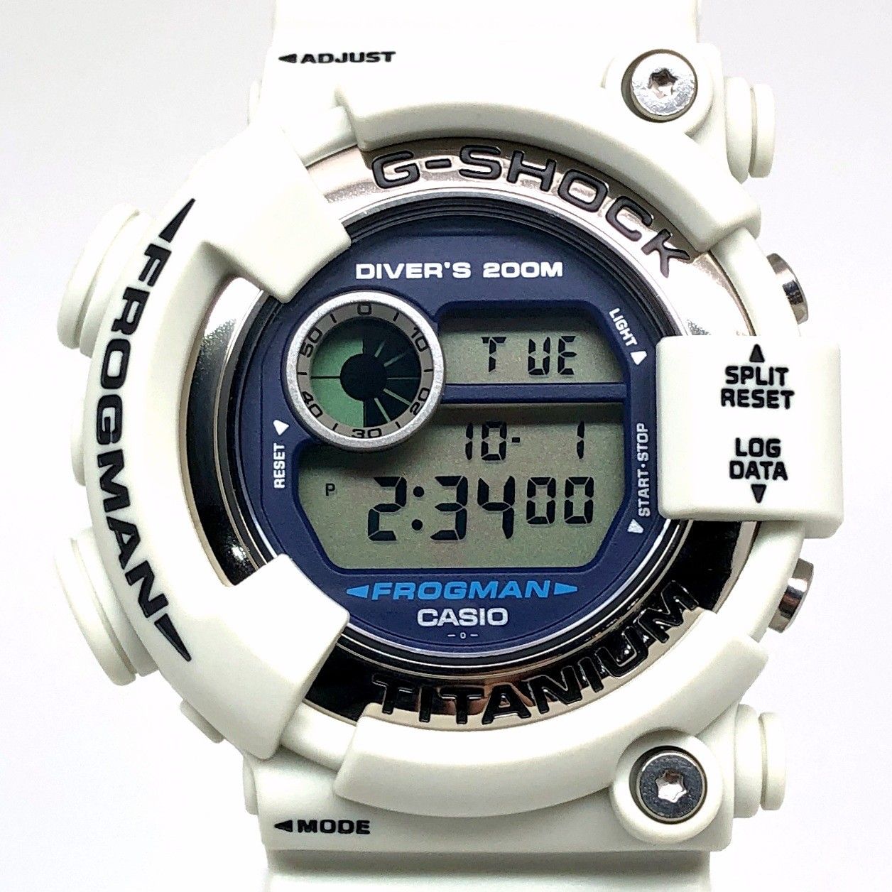 G-SHOCK ジーショック DW-8200LG-8 FROGMAN Men in White Gray フロッグマン メンインホワイトグレー 白灰  2000年5月発売 - メルカリ