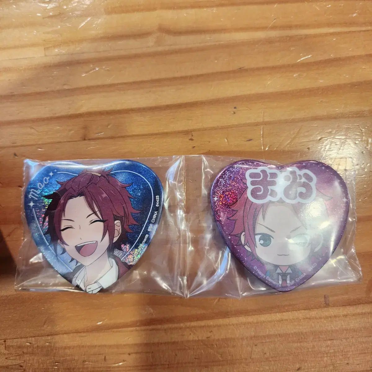あんさんぶるスターズ！！(あんスタ) 衣更 真緒 ハート HEART 缶バッジ