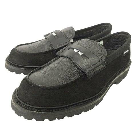 ネイバーフッド NEIGHBORHOOD × リーガル REGAL Shoe - Co. コイン ローファー ゴアテックス レザー シューズ 25cm 黒 ブラック