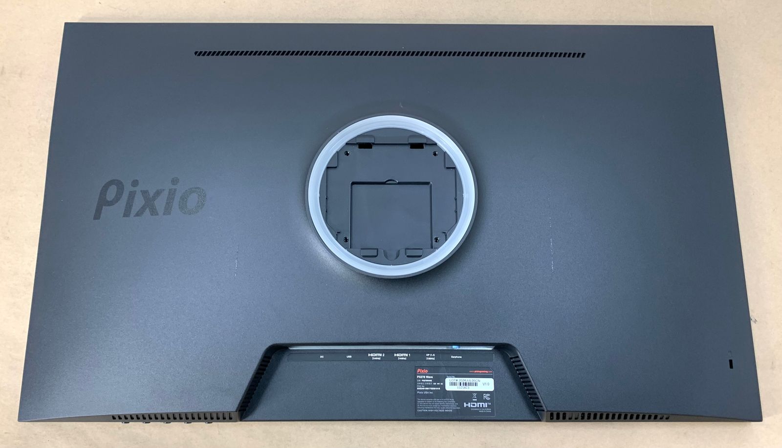 ジャンク品】 Pixio PX278 WAVE Black ゲーミングモニター 27