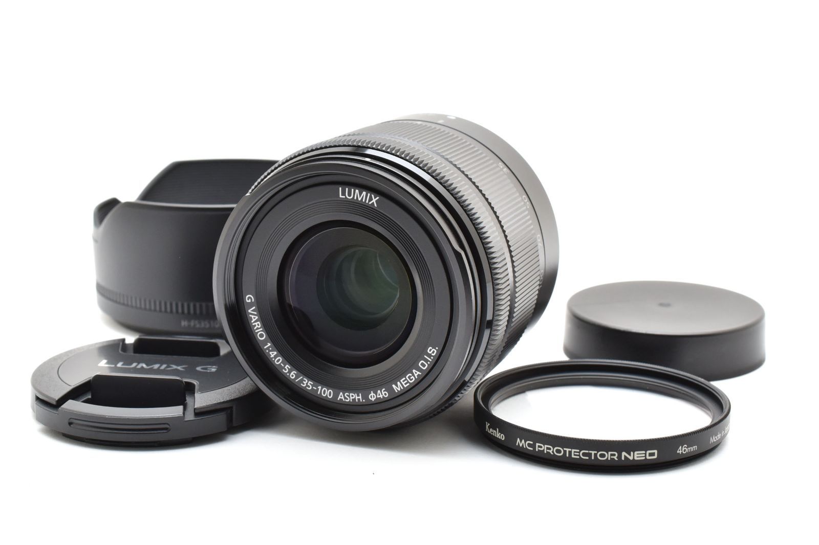 上品 パナソニック Panasonic LUMIX G VARIO 35-100mm F4.0-5.6 ASPH.ブラック H-FS35100-K LL128 5634