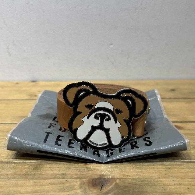 HUMAN MADE 25ss LEATHER BELT BULLDOG ヒューマンメイド レザー
