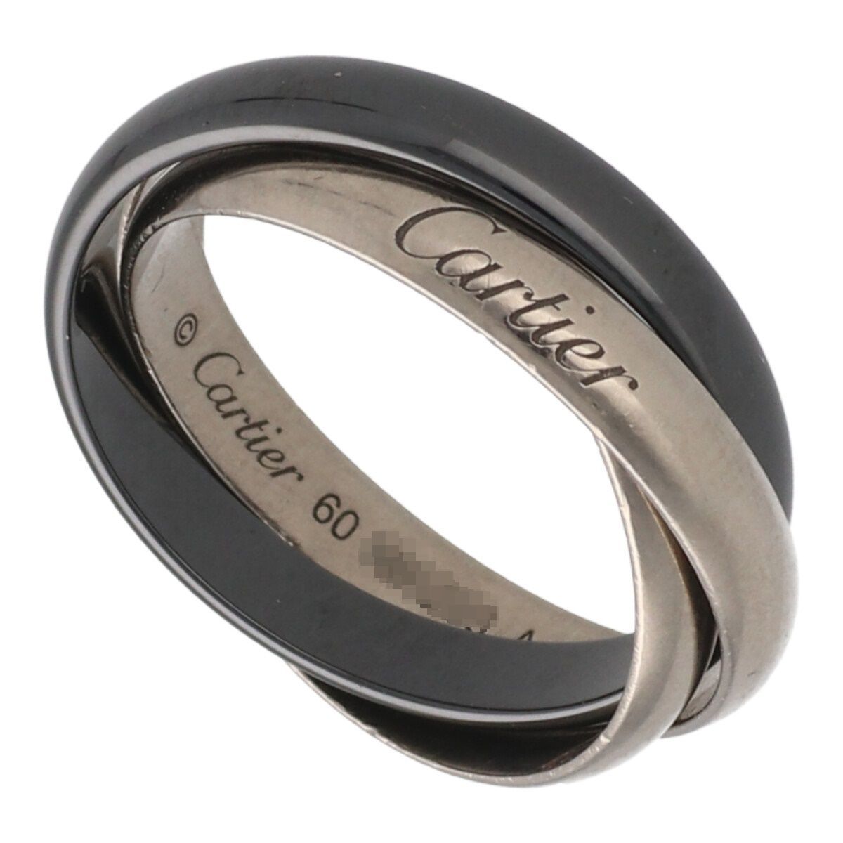 中古】 Cartier カルティエ クラシック トリニティ リング 60 B4234160 