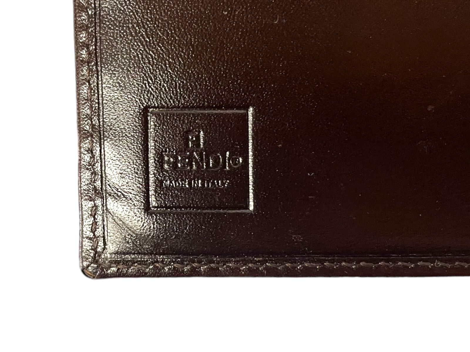 FENDI (フェンディ) 二つ折り 財布 コンパクト ウォレット ズッカ
