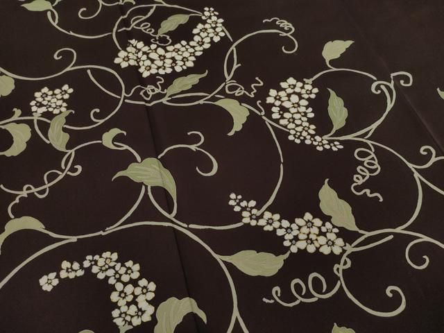 平和屋着物○訪問着 花唐草文 正絹 逸品 AAAY4780ck - メルカリ