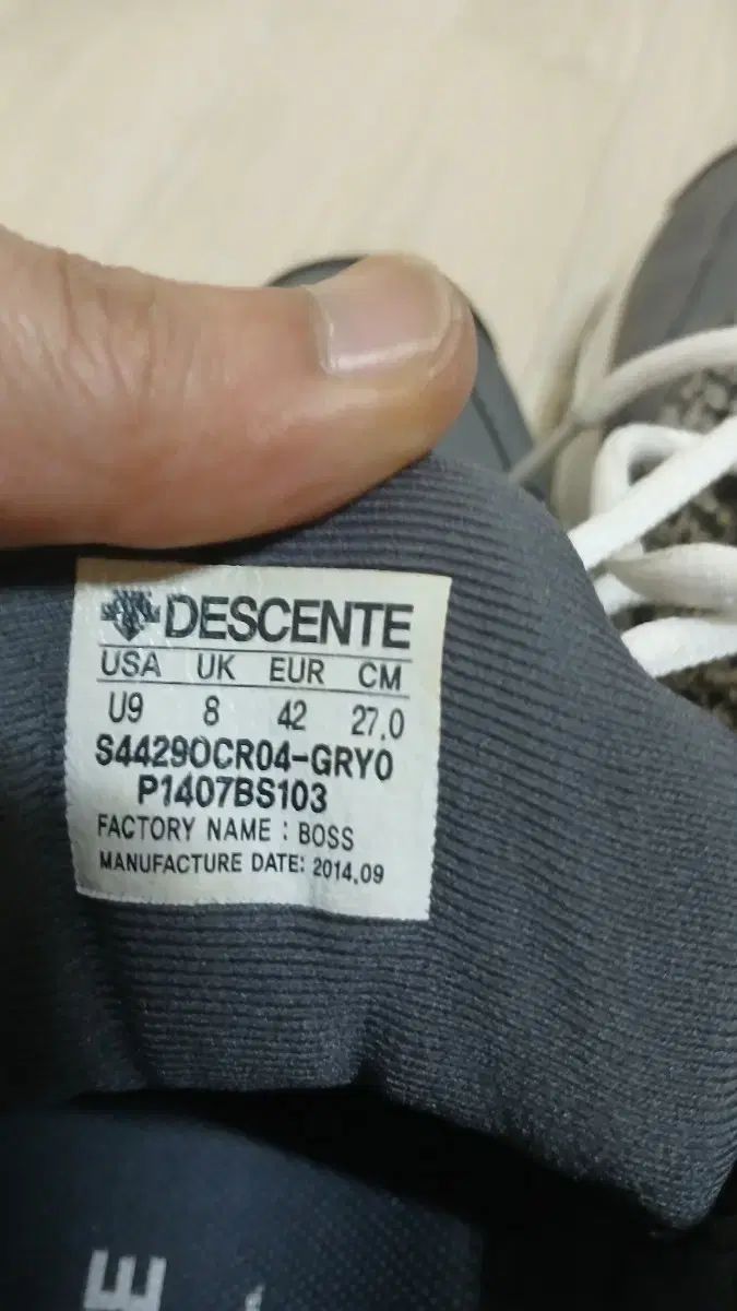 メンズスニーカー DESCENTE