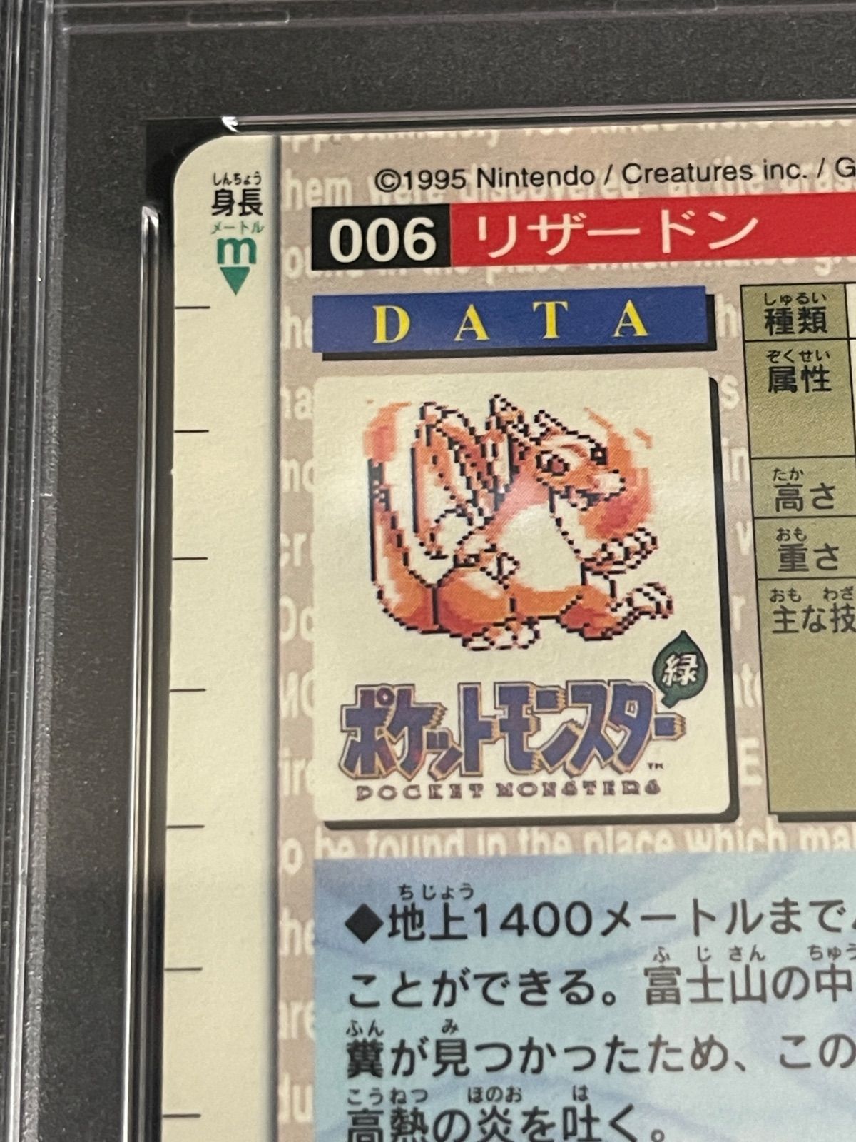 ポケモンカード 1996年 バンダイ カードダス リザードン