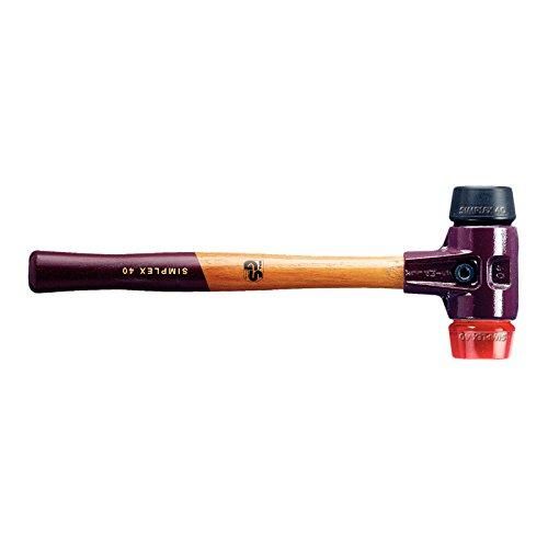 2営業日で発送 ロームヘルド ハルダー 3026.04HALDER シンプレックスハンマー ゴム 黒 プラスティック 赤 頭径40mm4817737