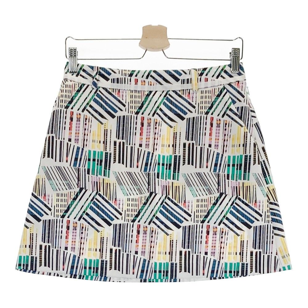 サイズ：38 LANVIN SPORT ランバン スポール スカート 総柄 ホワイト系