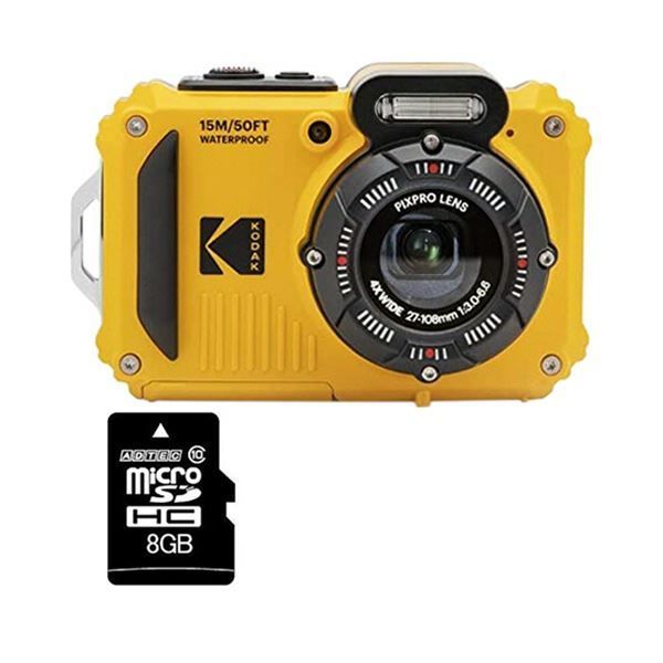 防水 防塵デジタルカメラ PIXPRO WPZ2 8GB microSDHCメモリカード 1セット