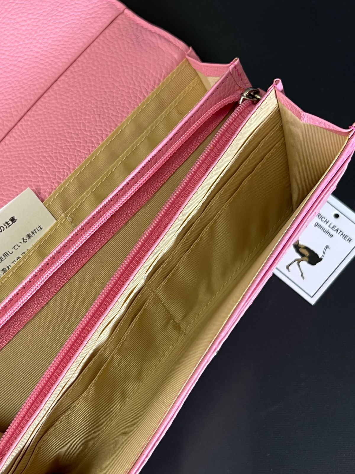 母の日 プレゼント 高級 オーストリッチ 長財布 高級 オーストリッチ 