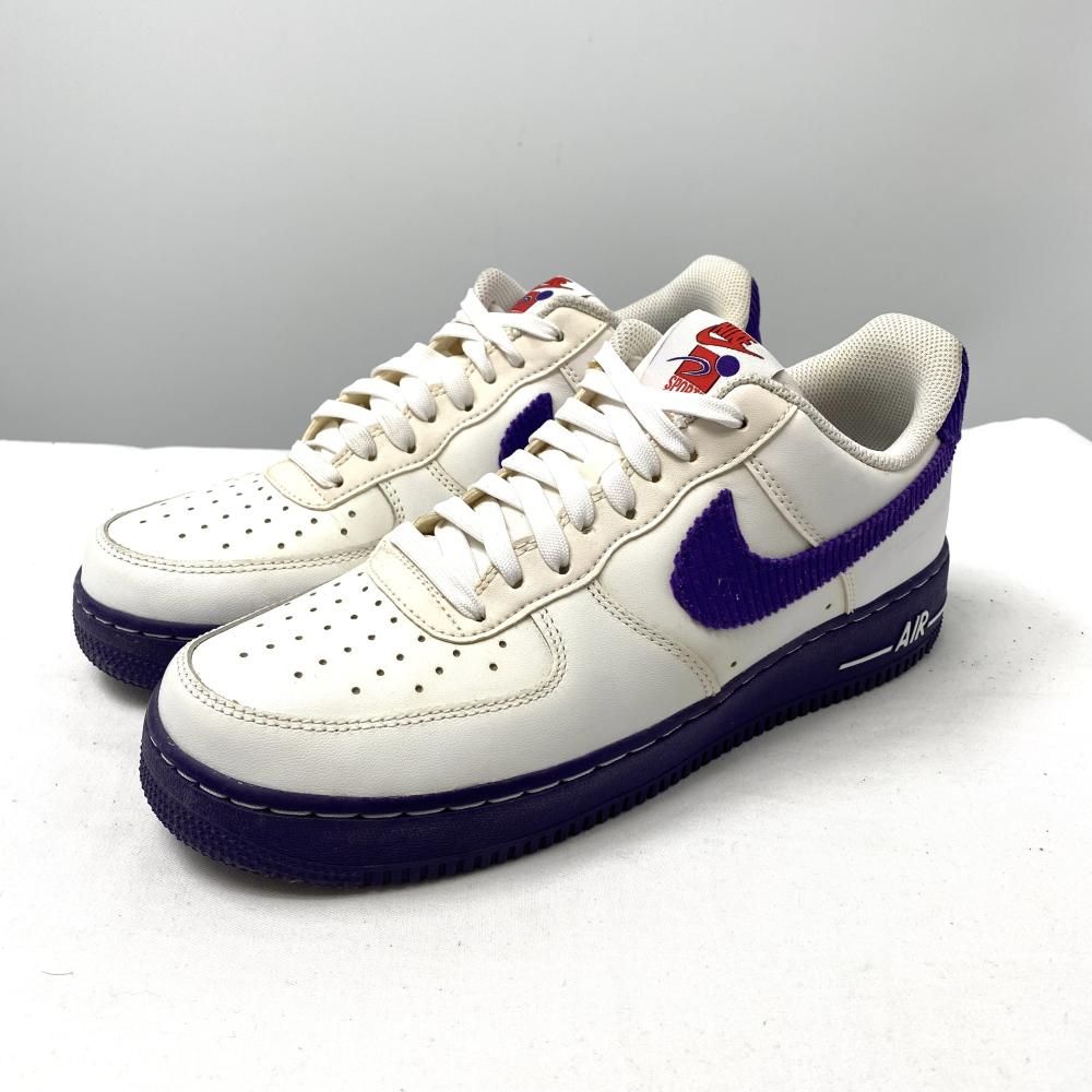 Nike Air Force 1 Low 07 EMB White and Court Purple 27㎝ DB0264-100 スニーカー ナイキ エアフォース1 17
