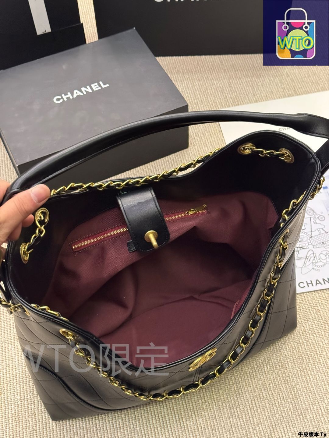 今日 Vintage Chanel 25p 菱格菜籃子ショッピングバッグ Diamond Quilted Tote Bag