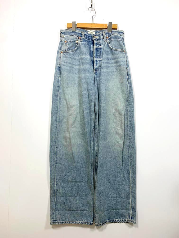 CITIZENS OF HUMANITY シチズンズ オブ ヒューマニティー 定価46200円 AYLA BAGGY バギー デニムパンツ size26|水色 ◎レディース