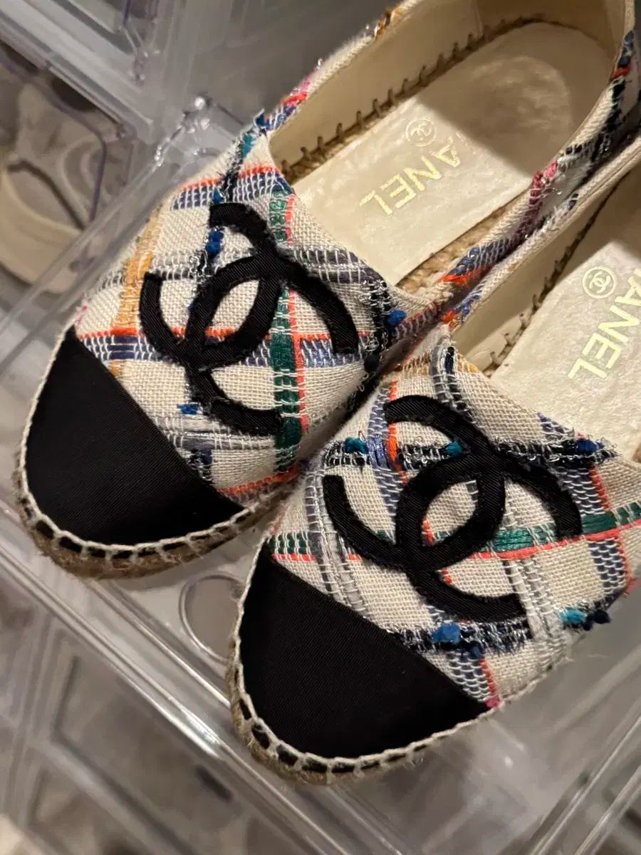 CHANEL シャネル エスパドリーユ 35size マルチカラー