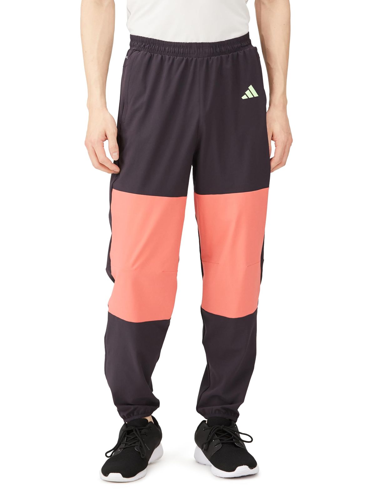 [アディダス] ロングパンツ 駅伝 ランニング ウインドパンツ KLX69 メンズ オーロラブラック(IU0689) 3XL [オーロラブラック(IU0689)] [3XL]