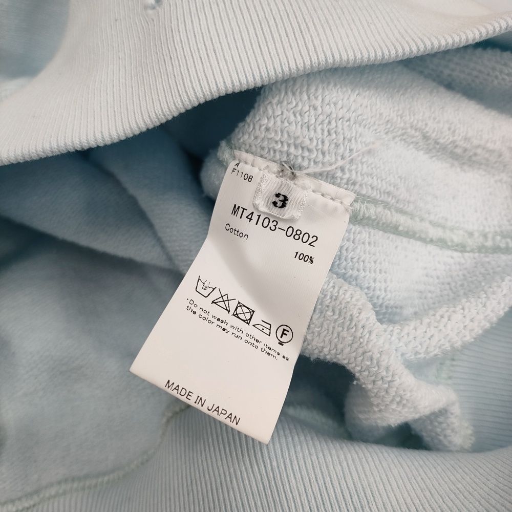 MAATEE & SONS MT4103-0802 SWEAT スカBlue 定価38500円 ダメージ加工  