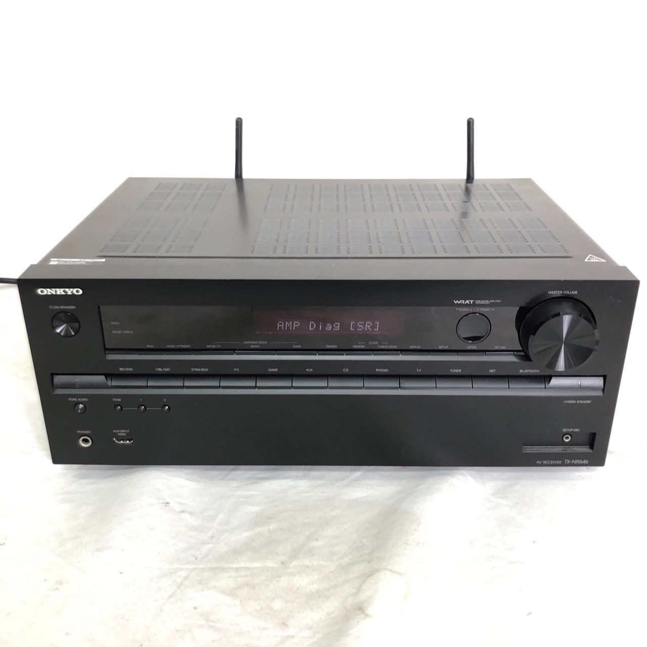 ONKYO オンキヨー AVセンター TX-NR646 7.1ch リモコン 説明書
