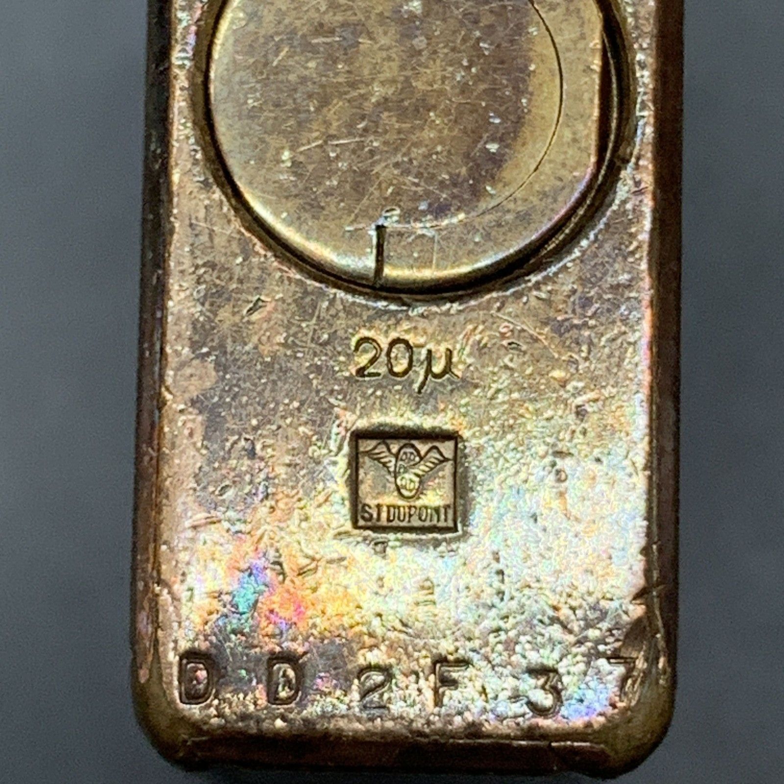 P391 dunhill デュポン S.T.Dupont 喫煙具 ゴールドカラー 20μ ガス 