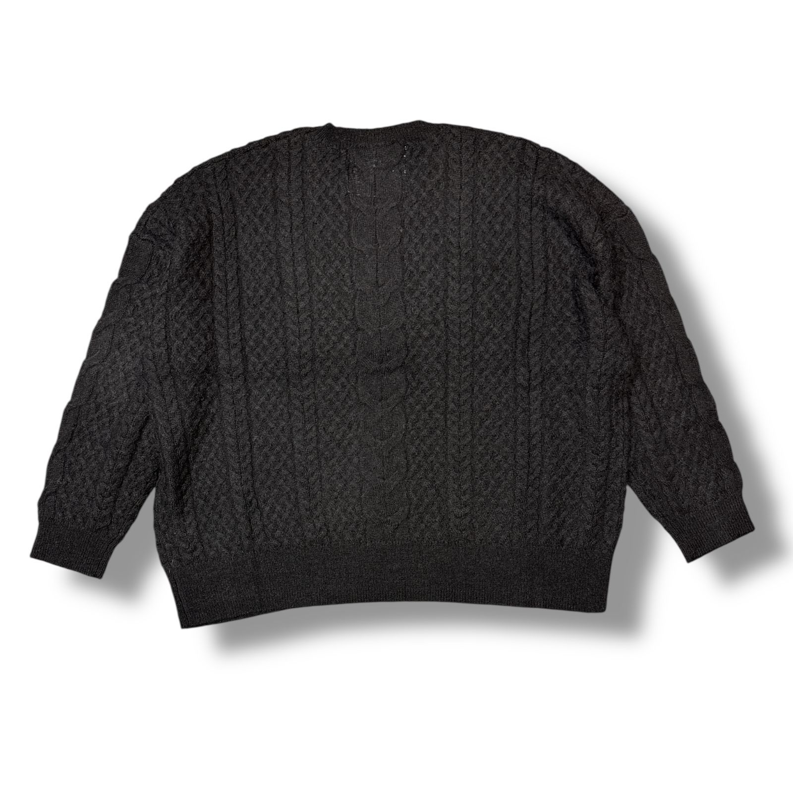 参考上代63800円 未使用品 DAIRIKU 24AW Heart Spangle Cable Mohair 
