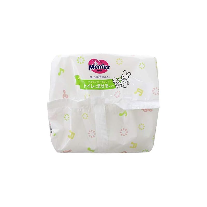 おしりふき 流せるタイプ】メリーズ するりんキレイ (トイレに流せる