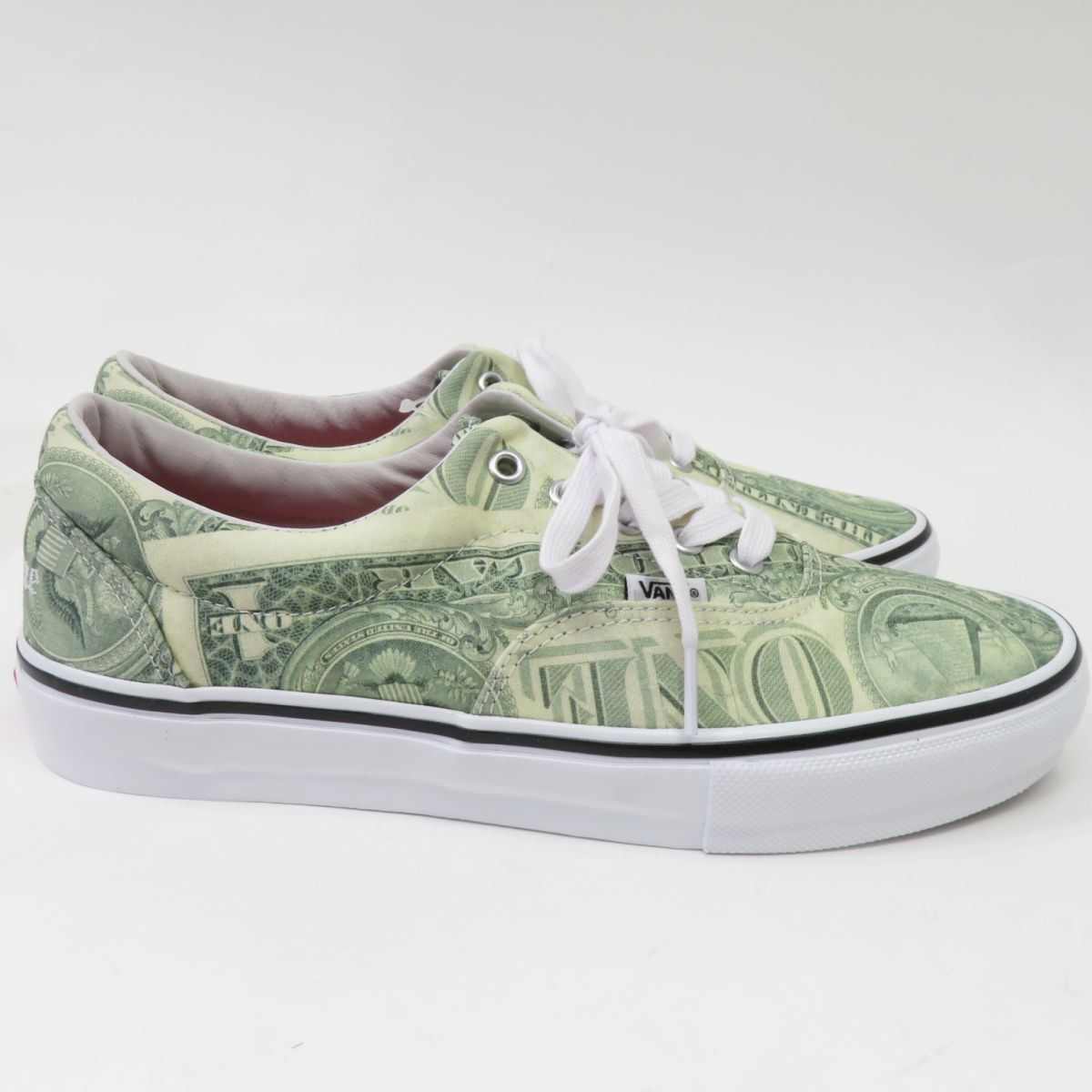 未使用】VANS×Supreme Skate Era バンズ シュプリーム Dollar Era