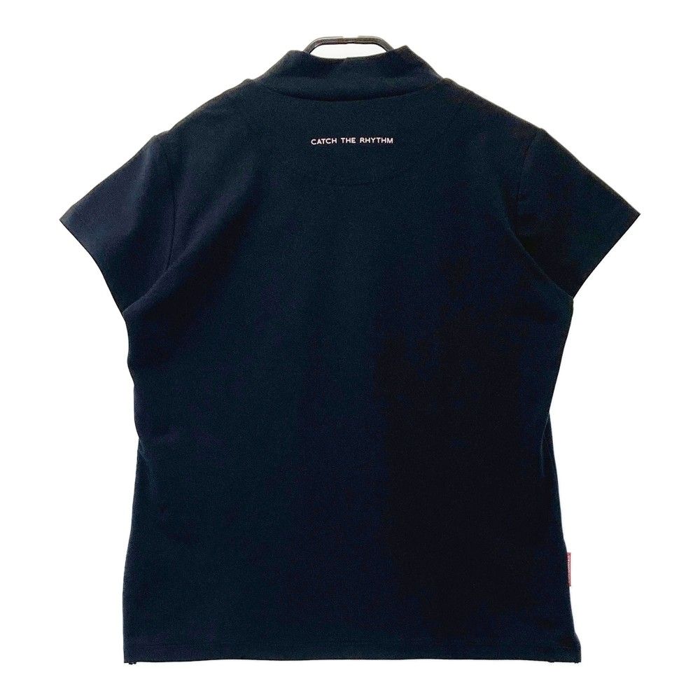 サイズ：LL LECOQ GOLF ルコックゴルフ  モックネック 半袖 Tシャツ  ブラック系 [240101277049]# ゴルフウェア レディース ストスト