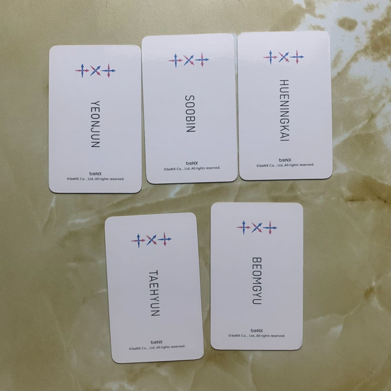 TXT MAGIC HOUR weply 日本FC weverseトレカ Weplyのグローバル 特典 トレカ 5枚 コンプ セット