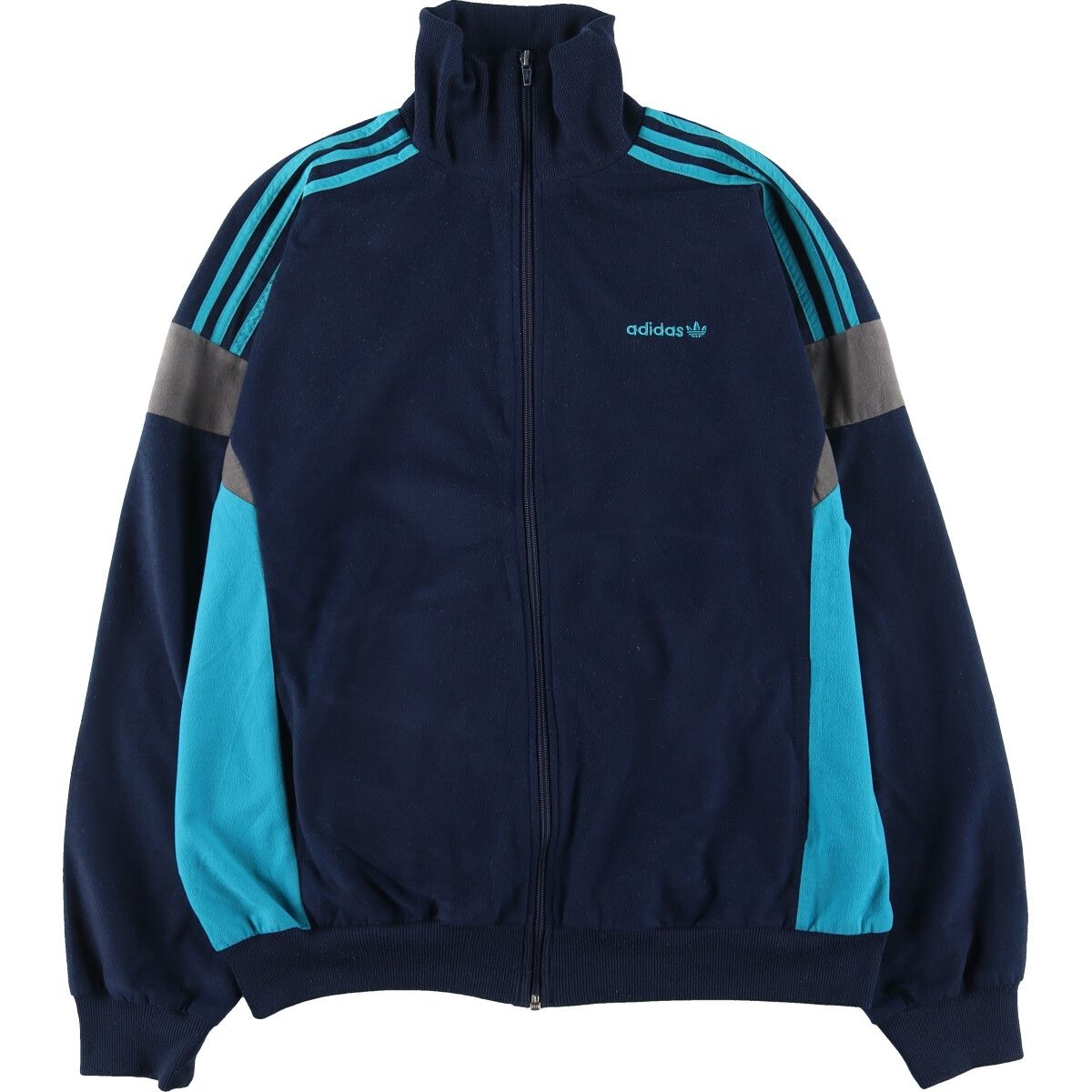 古着 80年代 アディダス adidas ベロアジャージ トラックジャケット メンズXL ヴィンテージ/eaa423041