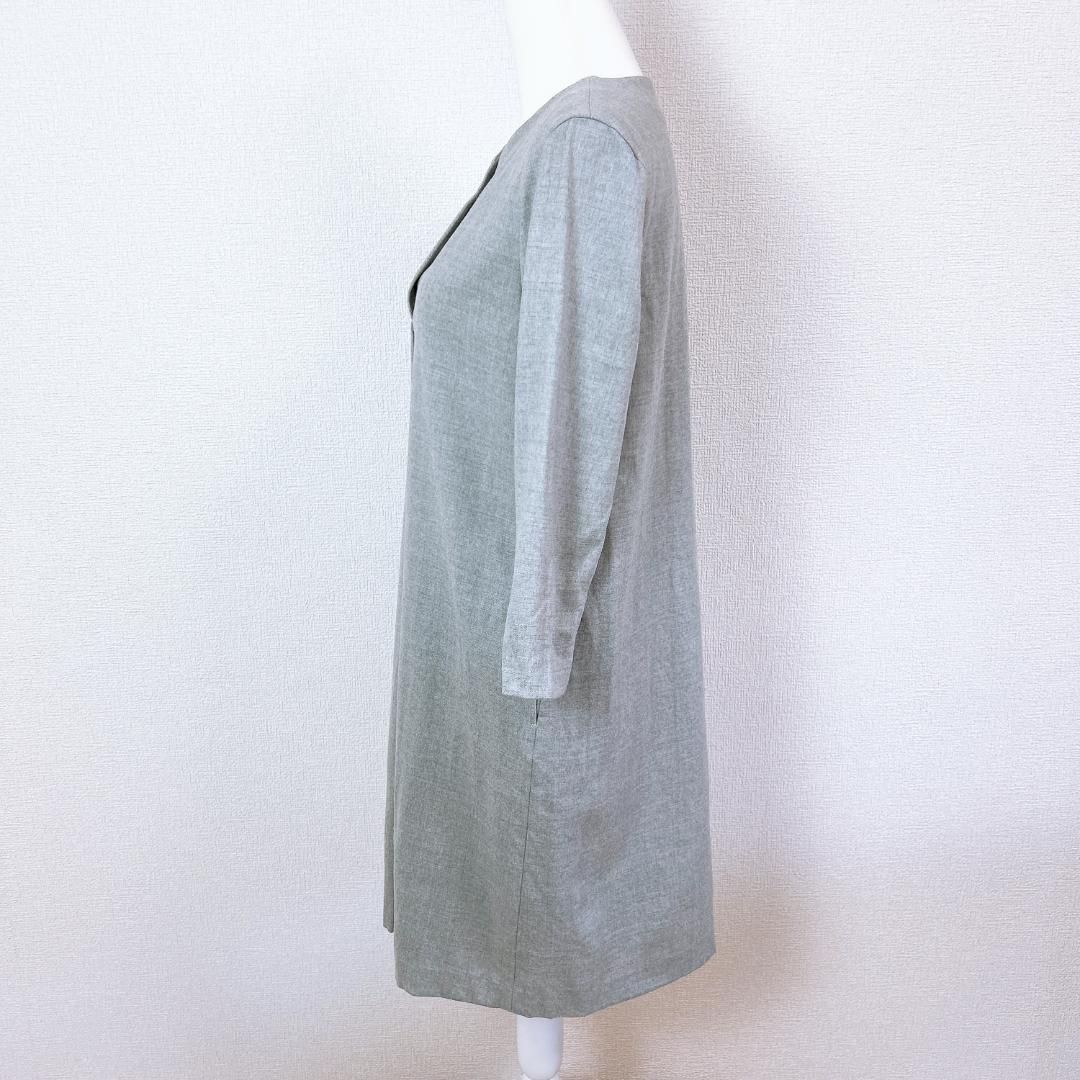 ゆったりウールワンピース