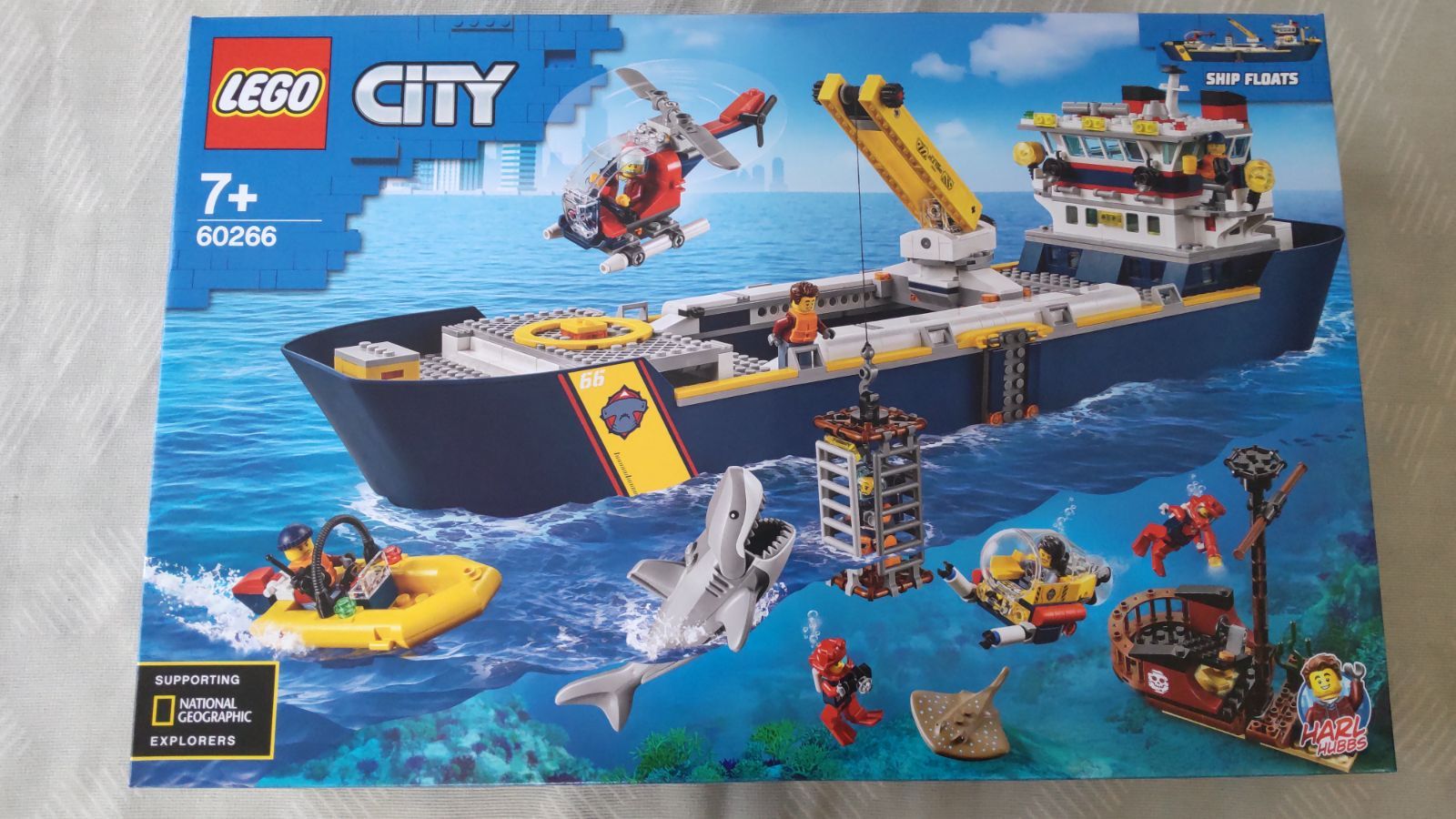 レゴ (LEGO) シティ 海の探検隊 海底探査船 60266 船 - 知育玩具