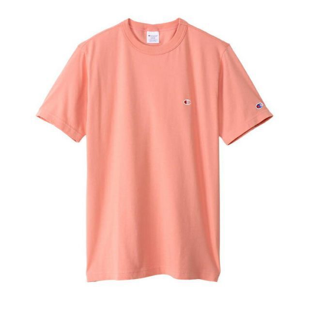 HANES ヘインズ SHORT SLEEVE T-S パパイヤ Mサイズ C3-X352 830 | スポーツ 運動 服 衣類 ウエア ウェア トップス ショートスリーブ Tシャツ 半袖 着心地 サスティナブル デザイン コットン 機能性 ブラ