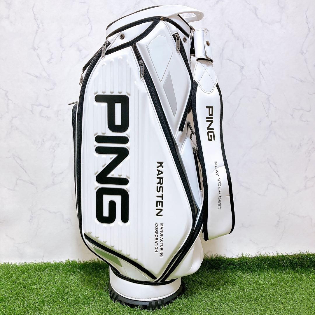 Hフード未使用品　ピン　キャディバッグ　ゴルフクラブケース　持ち手付き Hフード未使用品 ピン キャディバッグ ゴルフクラブケース 持ち